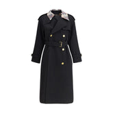 Burberry Black Cotton Coat